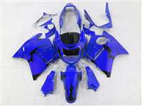 Motorcycle Fairings Kit - Honda CBR 1100XX Blackbird Tribal Blue Fairings | NH19607-8