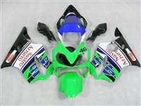 Motorcycle Fairings Kit - 2001-2003 Honda CBR 600 F4i Green Nastro Azzuro Fairings | NH60103-16