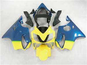 Motorcycle Fairings Kit - Blue/Yellow 2001-2003 Honda CBR 600 F4i Motorcycle Fairings | NH60103-20