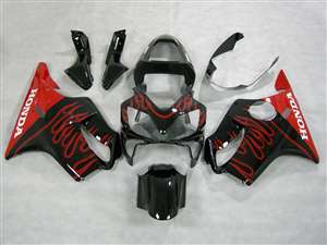 Motorcycle Fairings Kit - 2001-2003 Honda CBR 600 F4i Red/Black Fairings | NH60103-24