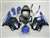 Motorcycle Fairings Kit - 2001-2003 Honda CBR 600 F4i Blue/Black Fairings | NH60103-25