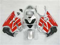 Motorcycle Fairings Kit - 2001-2003 Honda CBR 600 F4i Silver/Red OEM Style Fairings | NH60103-27
