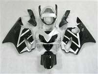 Motorcycle Fairings Kit - 2001-2003 Honda CBR 600 F4i Black/Silver OEM Style Fairings | NH60103-31