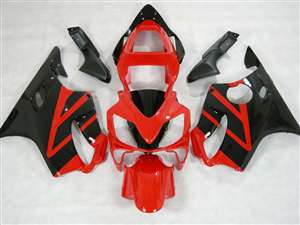 Motorcycle Fairings Kit - 2001-2003 Honda CBR 600 F4i Red/Black OEM Style Fairings | NH60103-9
