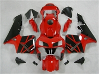 Honda CBR600RR '03-'04 Red/Black Charcoal Fairing Kit