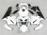 Honda CBR600RR '03-'04 Gloss White Charcoal Fairing Kit