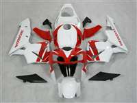 Motorcycle Fairings Kit - 2003-2004 Honda CBR 600RR White/Red OEM Style Fairings | NH60304-58
