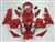 Motorcycle Fairings Kit - 2003-2004 Honda CBR 600RR Solid Red Fairings | NH60304-65