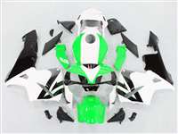 Motorcycle Fairings Kit - 2003-2004 Honda CBR 600RR Bright Green/White Fairings | NH60304-73