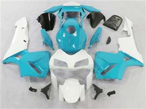 Motorcycle Fairings Kit - 2003-2004 Honda CBR 600RR Super Blue/White Fairings | NH60304-84