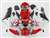 Motorcycle Fairings Kit - 2003-2004 Honda CBR 600RR Deep Red/Silver Fairings | NH60304-92