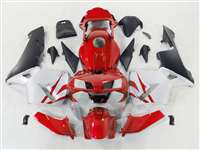 Motorcycle Fairings Kit - 2003-2004 Honda CBR 600RR Deep Red/Silver Fairings | NH60304-92