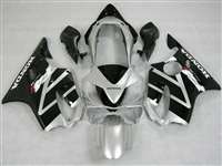 Motorcycle Fairings Kit - 2004-2006 Honda CBR 600 F4i Silver/Black OEM Style Fairings | NH60406-21