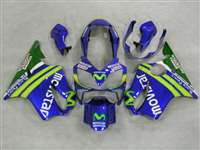 Motorcycle Fairings Kit - 2004-2006 Honda CBR 600 F4i Race Movistar Fairings | NH60406-26