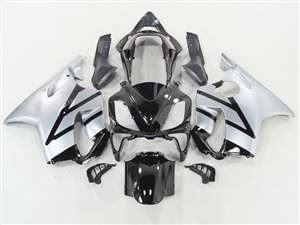 Motorcycle Fairings Kit - Black/Silver 2004-2006 Honda CBR 600 F4i Motorcycle Fairings | NH60406-33