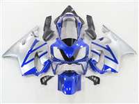 Motorcycle Fairings Kit - 2004-2006 Honda CBR 600 F4i Metallic Blue/Silver Fairings | NH60406-35