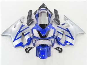 Motorcycle Fairings Kit - 2004-2006 Honda CBR 600 F4i Metallic Blue/Silver Fairings | NH60406-35