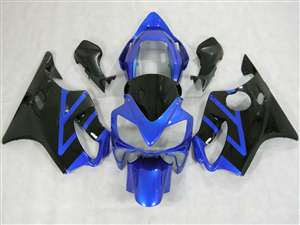 Motorcycle Fairings Kit - Blue/Black 2004-2006 Honda CBR 600 F4i Motorcycle Fairings | NH60406-4