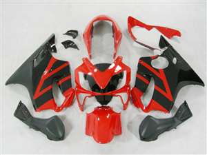 Motorcycle Fairings Kit - Red/Black 2004-2006 Honda CBR 600 F4i Motorcycle Fairings | NH60406-5