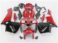 Motorcycle Fairings Kit - 2005-2006 Honda CBR 600RR Deep Red/Black Fairings | NH60506-104