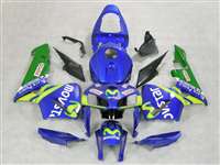 Motorcycle Fairings Kit - 2005-2006 Honda CBR 600RR Movistar Fairings | NH60506-15