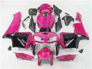 Motorcycle Fairings Kit - 2005-2006 Honda CBR 600RR Metallic Pink/Black Fairings | NH60506-37