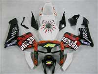 Motorcycle Fairings Kit - 2005-2006 Honda CBR 600RR White Rossi Repsol Fairings | NH60506-45