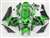 Motorcycle Fairings Kit - 2005-2006 Honda CBR 600RR Metallic Green Fairings | NH60506-55