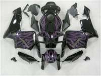 Motorcycle Fairings Kit - 2005-2006 Honda CBR 600RR Dual Flame Fire Fairings | NH60506-56