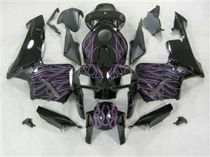 Motorcycle Fairings Kit - 2005-2006 Honda CBR 600RR Dual Flame Fire Fairings | NH60506-56