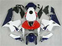 Motorcycle Fairings Kit - 2005-2006 Honda CBR 600RR White/Blue/Red Fairings | NH60506-62