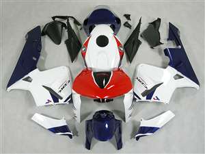 Motorcycle Fairings Kit - 2005-2006 Honda CBR 600RR White/Blue/Red Fairings | NH60506-62