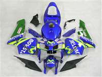 Motorcycle Fairings Kit - 2005-2006 Honda CBR 600RR Movistar Fairings | NH60506-8