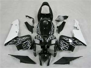 Motorcycle Fairings Kit - White Flame 2005-2006 Honda CBR 600RR Motorcycle Fairings | NH60506-83