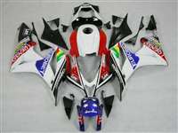 Motorcycle Fairings Kit - 2007-2008 Honda CBR 600RR Carerra Race Fairings | NH60708-22