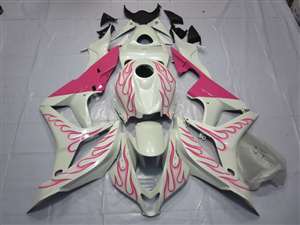 Motorcycle Fairings Kit - 2007-2008 Honda CBR 600RR Pink Flame Fairings | NH60708-30