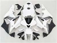 Motorcycle Fairings Kit - 2007-2008 Honda CBR 600RR Bright White/Flame Fairings | NH60708-37