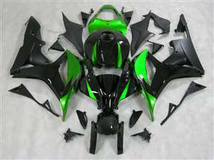 Motorcycle Fairings Kit - 2007-2008 Honda CBR 600RR OEM Style Green Fairings | NH60708-53