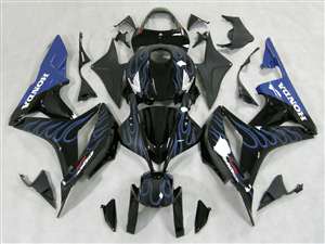 Motorcycle Fairings Kit - 2007-2008 Honda CBR 600RR Blue Fire Fairings | NH60708-58