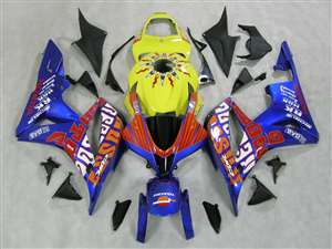 Motorcycle Fairings Kit - 2007-2008 Honda CBR 600RR Rossi Blue Style Fairings | NH60708-61