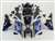 Motorcycle Fairings Kit - 2007-2008 Honda CBR 600RR Two Brothers Blue Fairings | NH60708-69