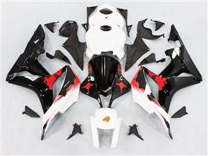 Motorcycle Fairings Kit - Graffiti Red 2007-2008 Honda CBR 600RR Fairings | NH60708-72