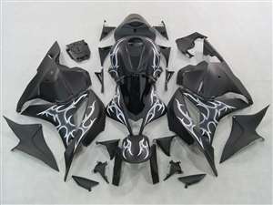 Motorcycle Fairings Kit - 2009-2012 Honda CBR 600RR Matte Tribal Fairings | NH60912-16