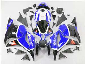 Motorcycle Fairings Kit - 2009-2012 Honda CBR 600RR Blue Santander Fairings | NH60912-21