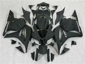 Motorcycle Fairings Kit - 2009-2012 Honda CBR 600RR Flat Black Fairings | NH60912-38