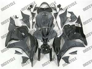 Motorcycle Fairings Kit - 2009-2012 Honda CBR 600RR Gloss/Matte Black Fairings | NH60912-47