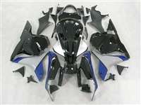 Motorcycle Fairings Kit - 2009-2012 Honda CBR 600RR Black/Blue/Grey Fairings | NH60912-48