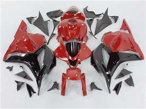 Motorcycle Fairings Kit - 2009-2012 Honda CBR 600RR Red/Black Fairings | NH60912-51