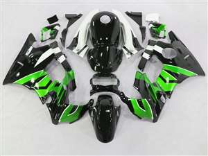 Motorcycle Fairings Kit - 1991-1994 Honda CBR 600 F2 Mean Green/Black Fairings | NH69194-12