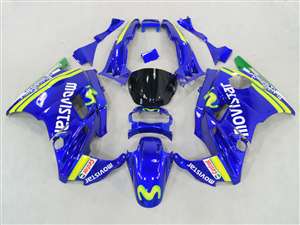 Motorcycle Fairings Kit - 1991-1994 Honda CBR 600 F2 Movistar Blue Fairings | NH69194-25